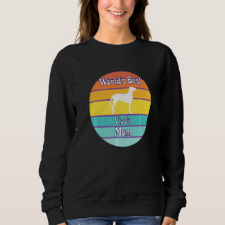 Sweatshirt World's Best Vizsla Mom