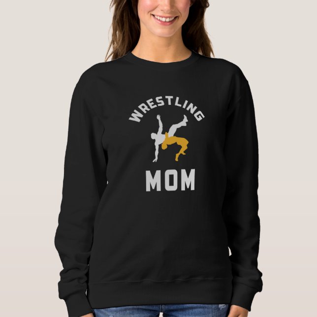 Sweatshirt Wrestling Mom (Devant)