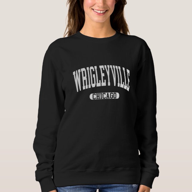 Sweatshirt Wrigleyville Chicago Vintage (Devant)