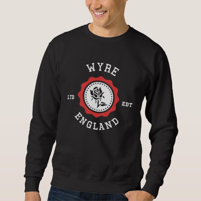 Sweatshirt WYRE England Rose Badge (Devant)