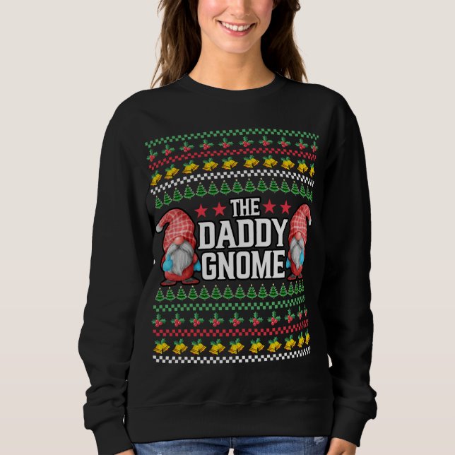 Sweatshirt Xmas Le Daddy Gnome laide Gnomes de Noël (Devant)