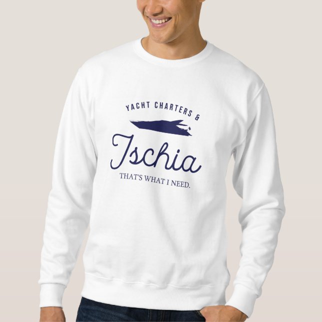 Sweatshirt Yacht Charters et Ischia Luxury Yacht Holidays (Devant)