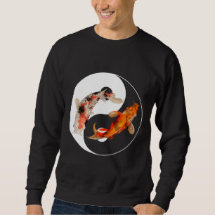 Sweatshirt Yang Carp Balance Taijitu japonais Nishikigoi Koi