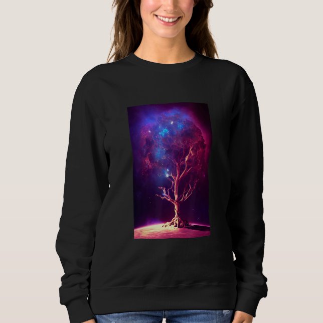 Sweatshirt Yggdrasil World Tree of Life Viking Celtric Unique (Devant)