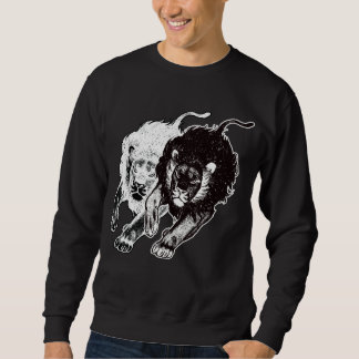 Sweatshirt Yin et T-shirt de lions de Yang