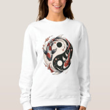 Yin et Yang poissons koi japonais