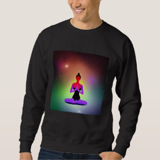 Sweatshirt Yoga Fille Femelle Salutation Solaire Méditation C