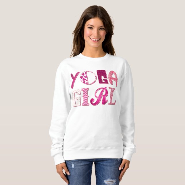 SWEATSHIRT YOGA GIRL (Devant entier)
