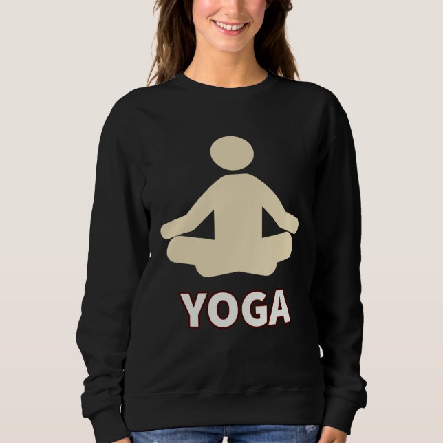 Sweatshirt Yoga Meditation (Devant)