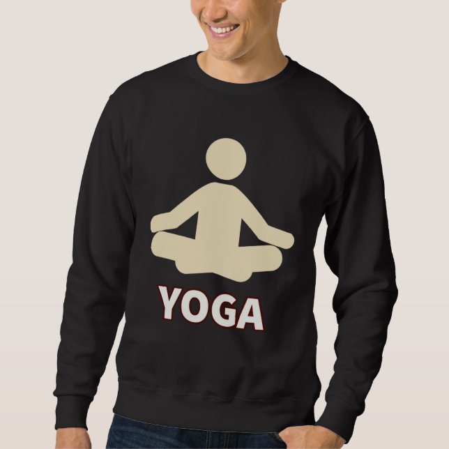 Sweatshirt Yoga Meditation (Devant)