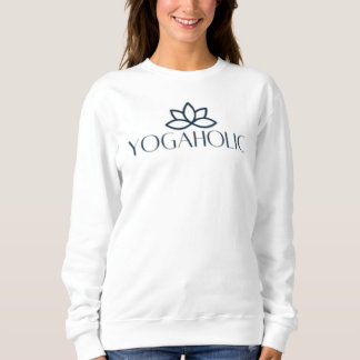 Sweatshirt Yogaholic-Méditation-Lotus-Amusant