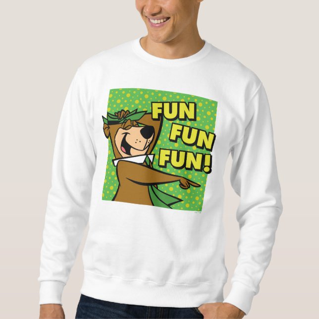 Sweatshirt Yogi Bear Fun Amusant (Devant)