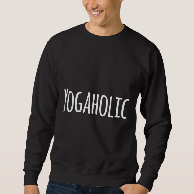 Sweatshirt Yohaholic Yoga Love (Devant)