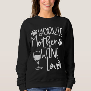 Sweatshirt Yorkie Maman Chien Vin Vêtements Graphiques Femmes