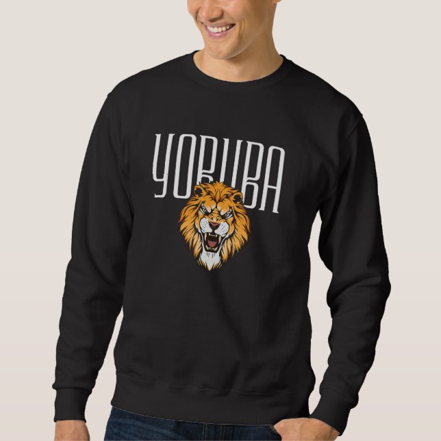 Sweatshirt Yoruba Nigeria Ancestry Initiation DNA Results (Devant)