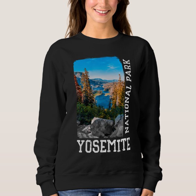 Sweatshirt Yosemite National Park Tshirt, California National (Devant)