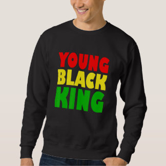 Sweatshirt Young Black King Afro American Black Heritage Afr