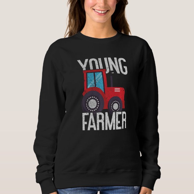 Sweatshirt Young Farmer Local Farm   Young Farmer (Devant)