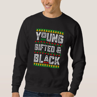 Sweatshirt Young Gifted & Black History African American BLM 
