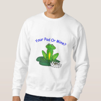 Sweatshirt Your Pad or Mine - Men's White
