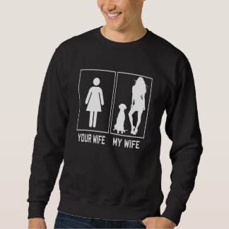 Sweatshirt Your Wife My Wife Dalmatian   For Husband