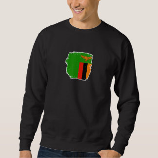 Sweatshirt Zambia Proud Zambian Flag 2