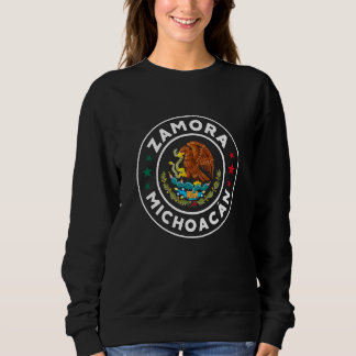 Sweatshirt Zamora Michoacán con águila mexicana