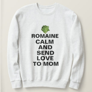 Sweatshirt Zazzle   Amour et calme romaine personnalisable