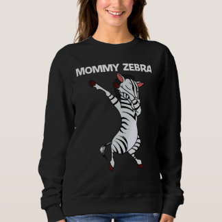 Sweatshirt Zebra For Women Mom African Zoo Animal  