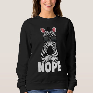 Sweatshirt Zebra Kids Boys Girls Women Zebra Lover