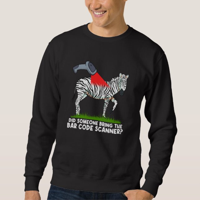 Sweatshirt zebra quote women men motivational (Devant)