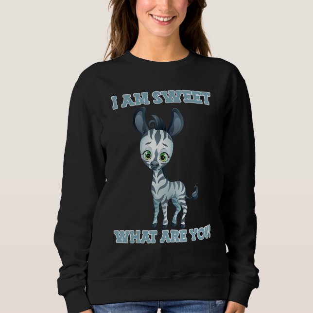 Sweatshirt zèbre (Devant)