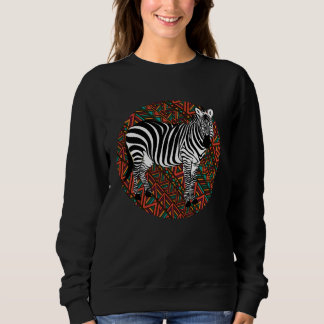 Sweatshirt Zèbre zoo rayures animal déguisement tropical fau