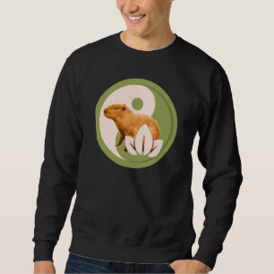 Sweatshirt Zen Capybara Yin Yang