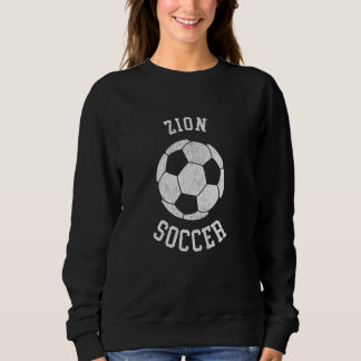 Sweatshirt Zion Soccer Retro Distressed 90's Vintage