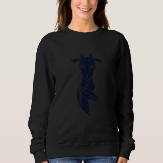 Sweatshirt Zodiac Sign Zodiac Sign Capricorn Motif