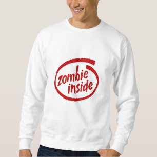 Sweatshirt Zombie dans les vêtements déchirés