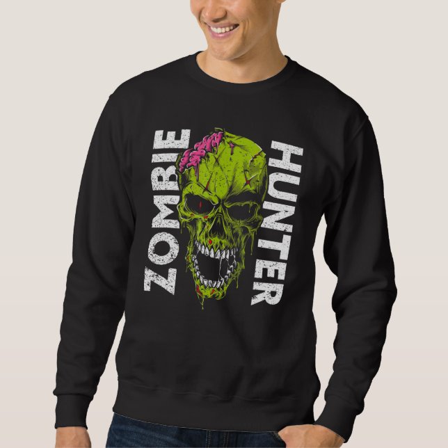 Sweatshirt Zombie Hunter Halloween Apparel Halloween 1 (Devant)