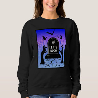 Sweatshirt Zombie Needs To Rock Halloween Undead Design