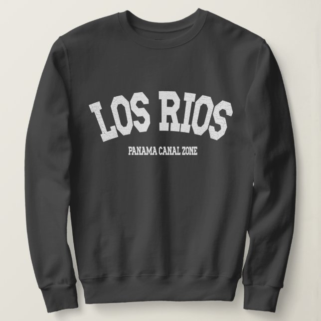 Sweatshirt Zone du canal de Panama : Los Rios (Design devant)