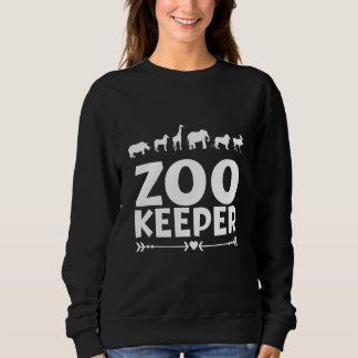 Sweatshirt Zoo Keeper Wild Life Animal Halloween Jungle Safar