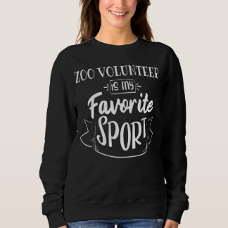 Sweatshirt Zoo Volunteer Est Mon Sport Préféré