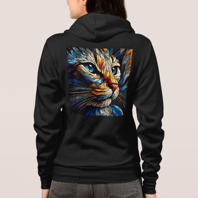 Sweatshirts Bella+Canvas Full-Zip avec illustratio (Dos)