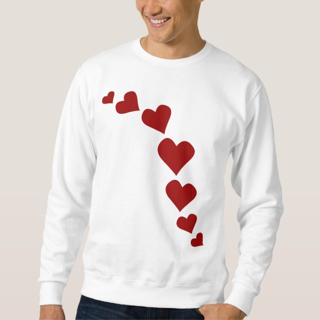 Sweatshirts d'amour de la Saint-Valentin (Devant)
