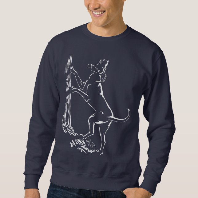Sweatshirts de Coonhound de chien de chasse de (Devant)