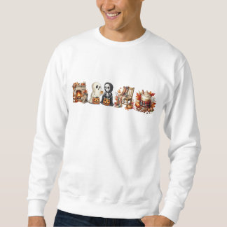 Sweatshirts d'Halloween pour Unisex Ghost Friends