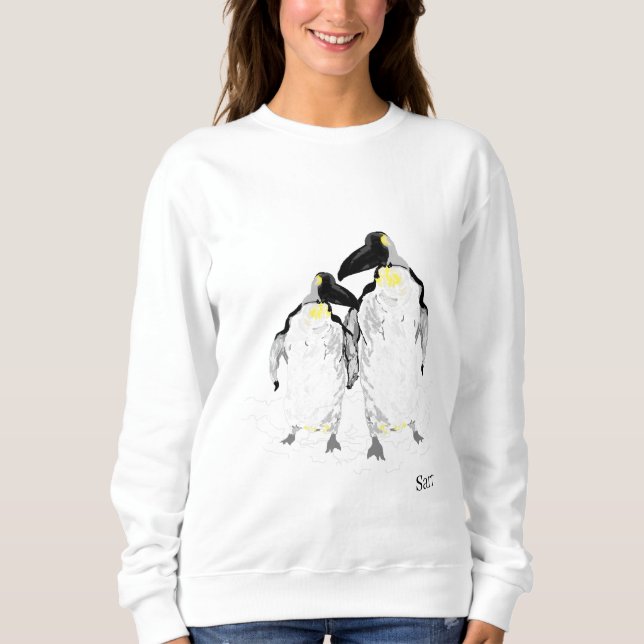 Sweatshirts : Un Jour de pingouins (Devant)