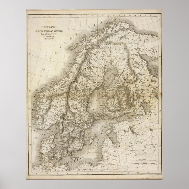 Sweden, Denmark, Norway Poster (Vorne)