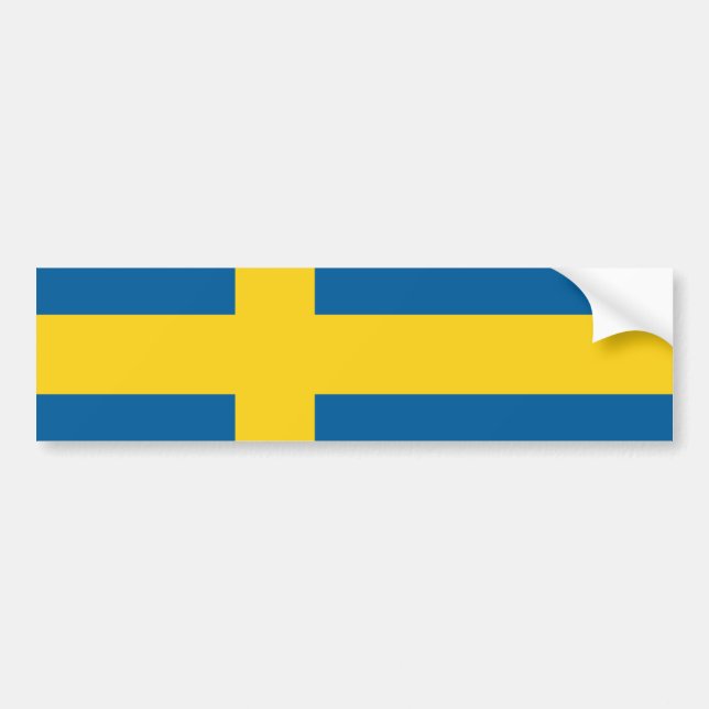 sweden flag autoaufkleber (Vorne)
