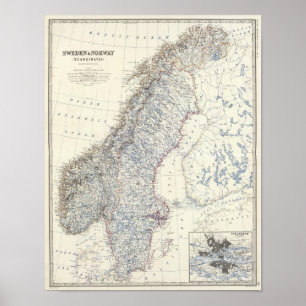 Sweden, Norway Poster